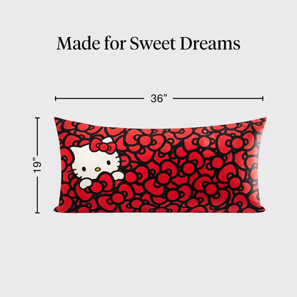 Lisa Frank x Kitsch Satin Pillowcase, Size 19x36 - Rainbow Leopard