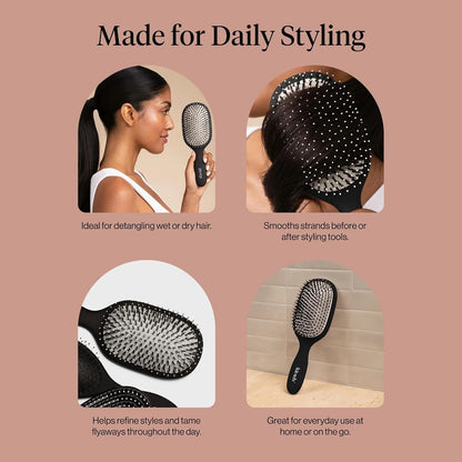 Kitsch Smooth & Polish Hair Brushes For Women and Men - Terracotta