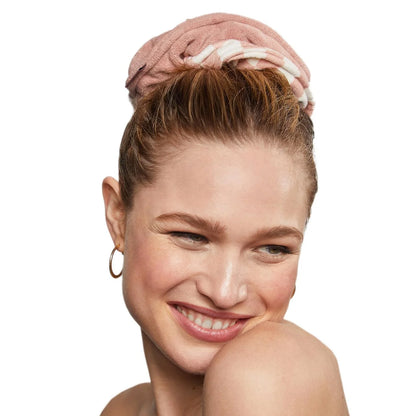 Kitsch Microfiber Quick-Dry Hair Towel Scrunchie - Micro Dot, 2pcs