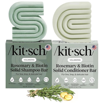 Kitsch Rosemary & Biotin Shampoo and Conditioner Set for Hair Growth