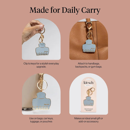 Kitsch Cute Keychain For Car Keys – Bag Charm for Handbags - Hair Perfume
