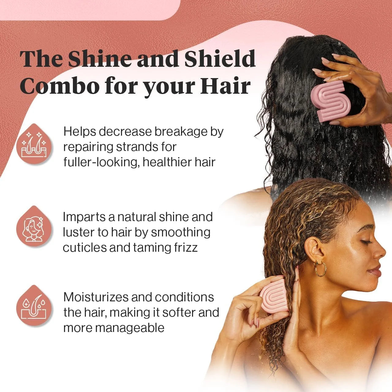 Kitsch Rosemary & Biotin Shampoo and Conditioner Set for Hair Growth