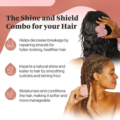 Kitsch Rosemary & Biotin Shampoo and Conditioner Set for Hair Growth
