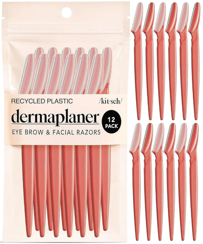 Kitsch Dermaplane Razor for Women Face – Terracotta, 6 pcs