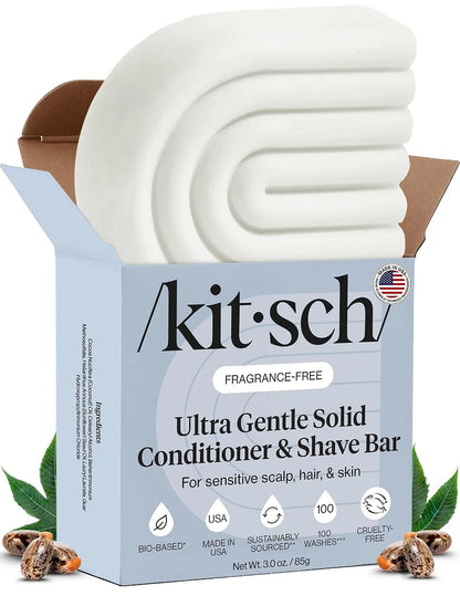 Kitsch Ultra Sensitive 2-in-1 Conditioner Bar & Shaving Soap - 3 oz